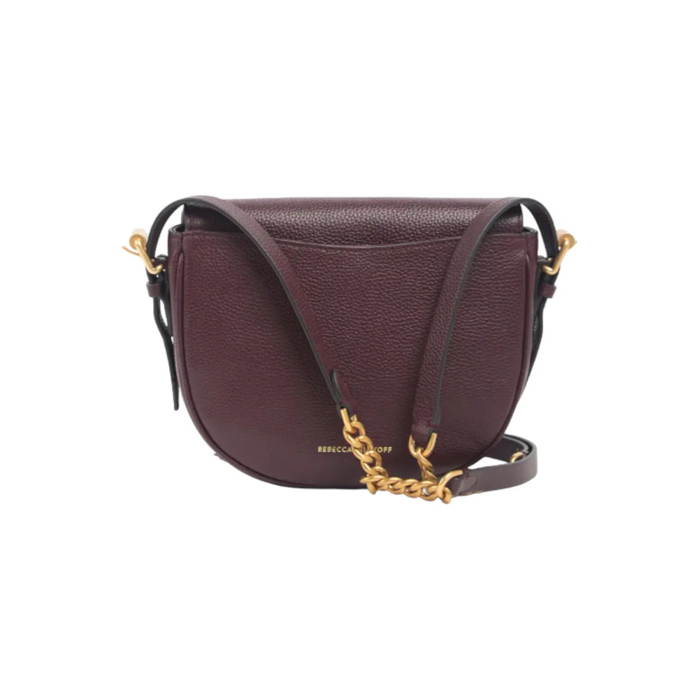 Rebecca Minkoff Megan Mini Saddle Bag Malbec - Picture 2 of 4